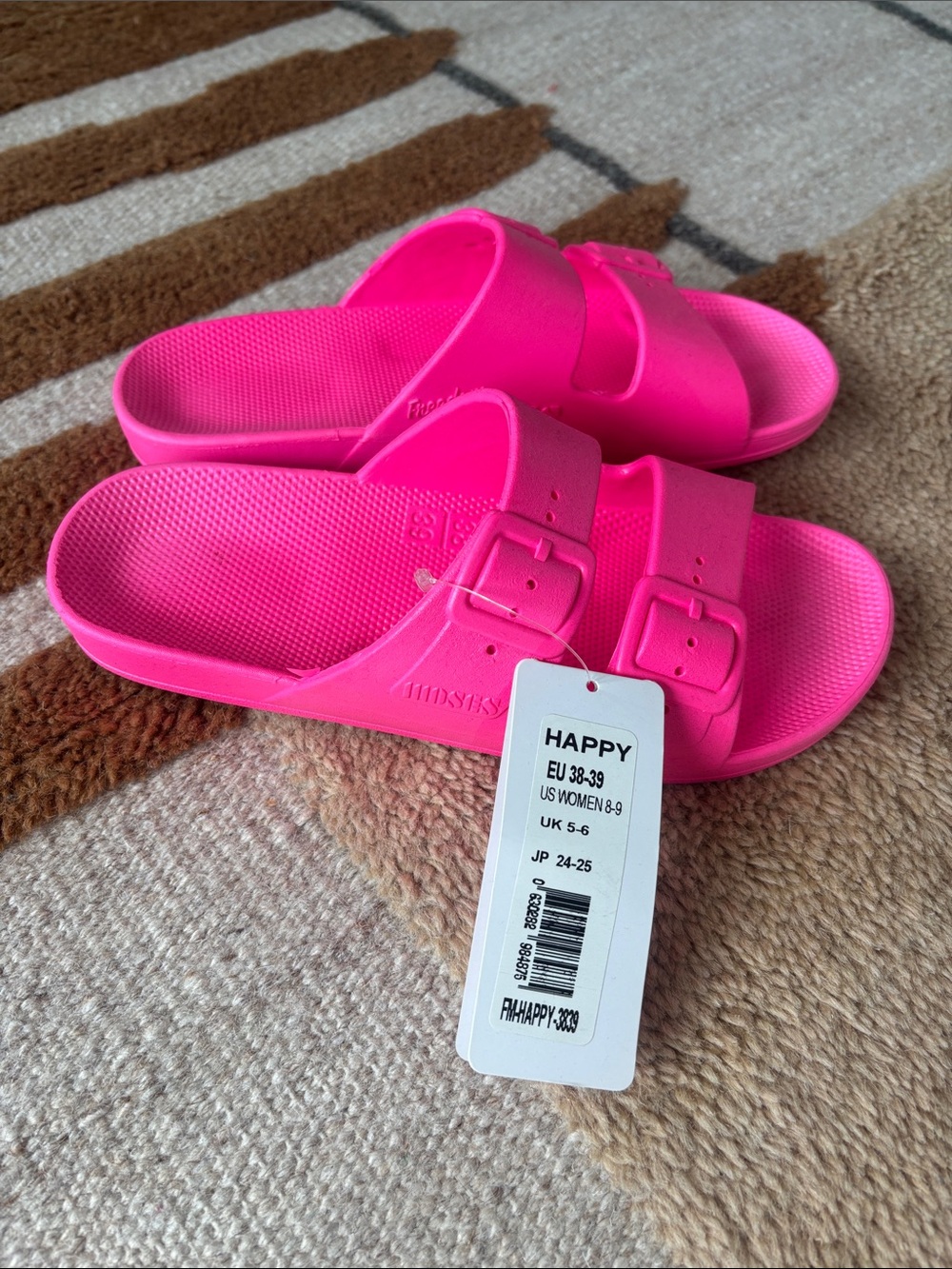 Freedom Moses Women's Slide Sandals in Bright Pink